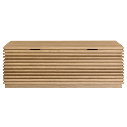 Render Mid Century Storage Bench With a Lid