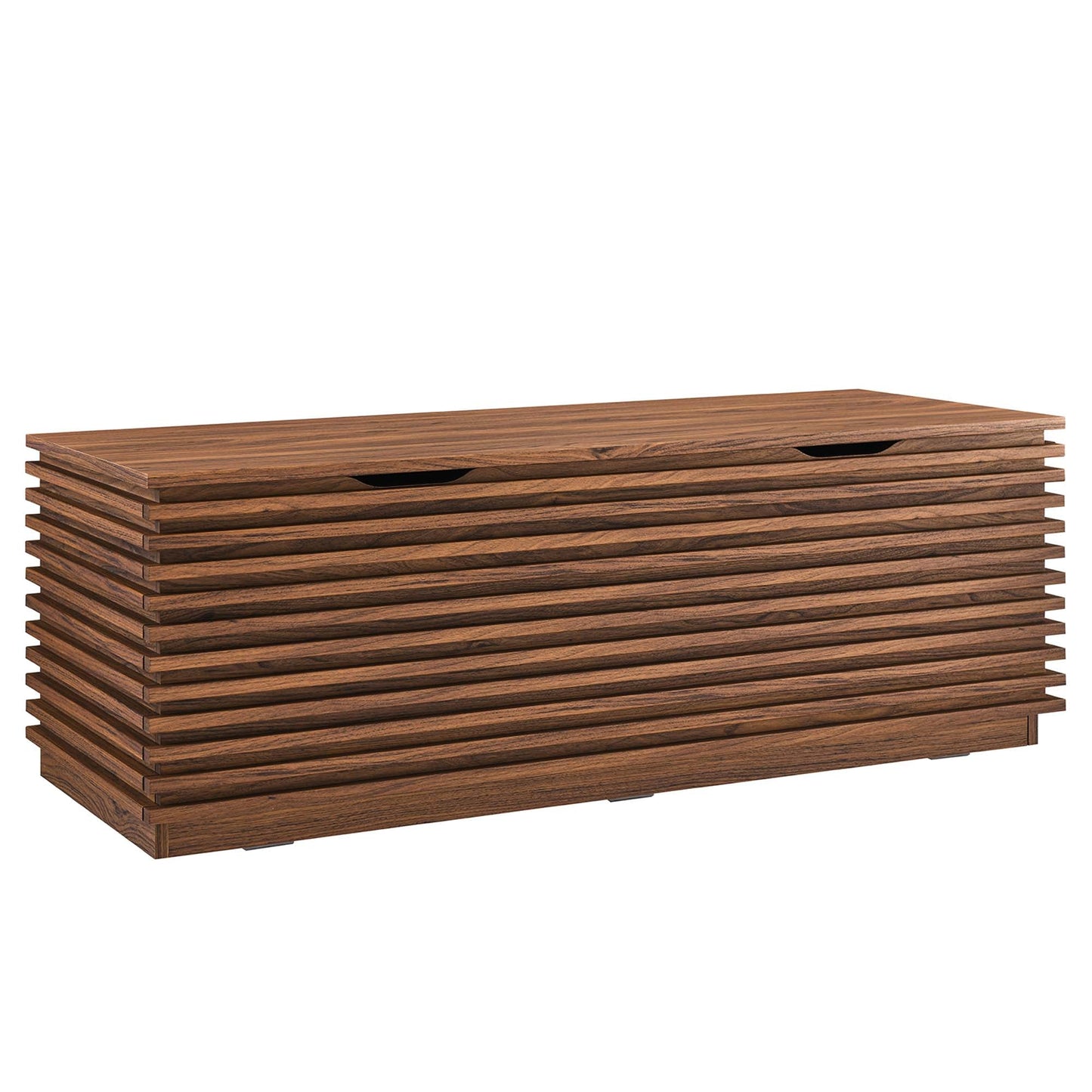 Render Mid Century Storage Bench With a Lid
