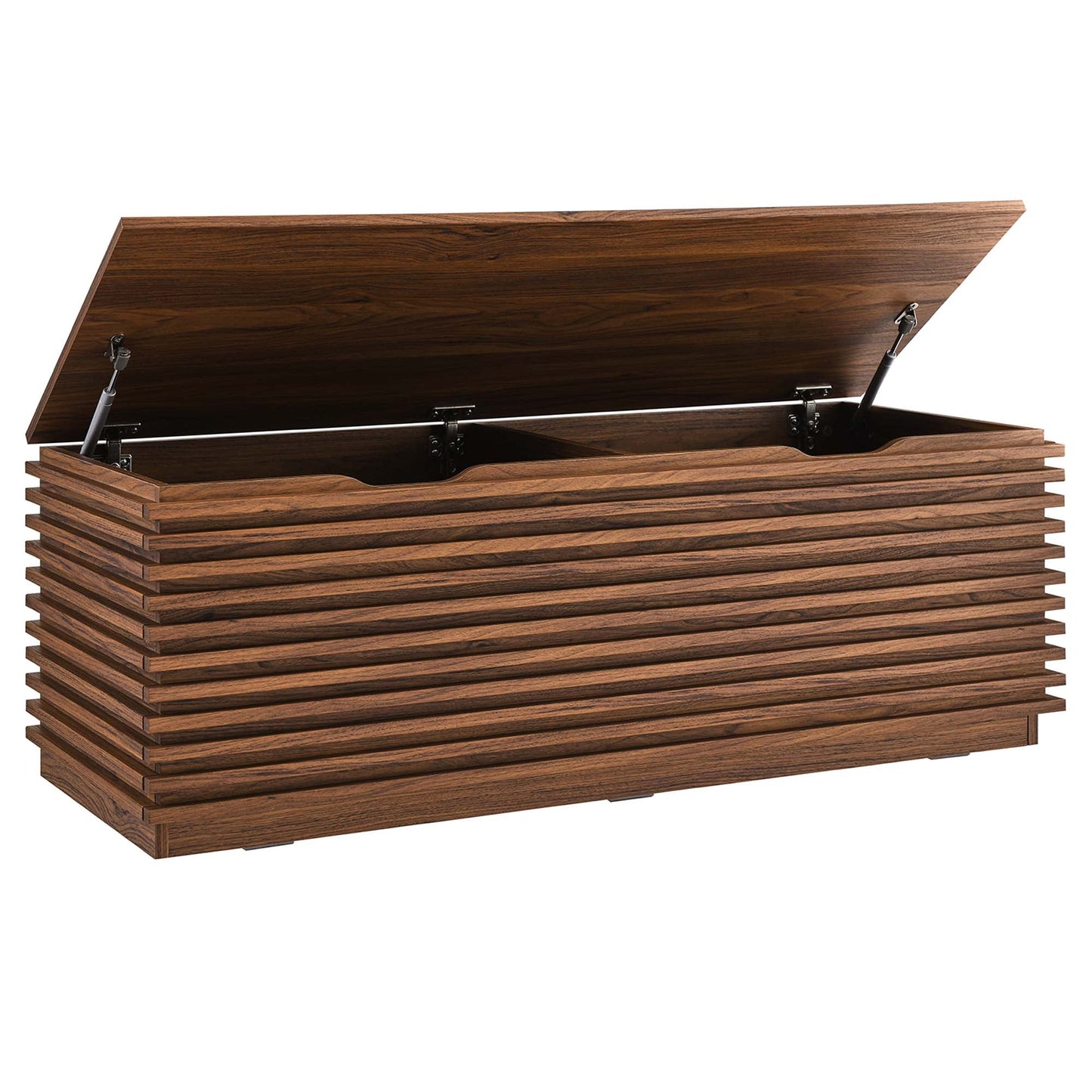 Render Mid Century Storage Bench With a Lid
