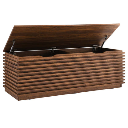 Render Mid Century Storage Bench With a Lid