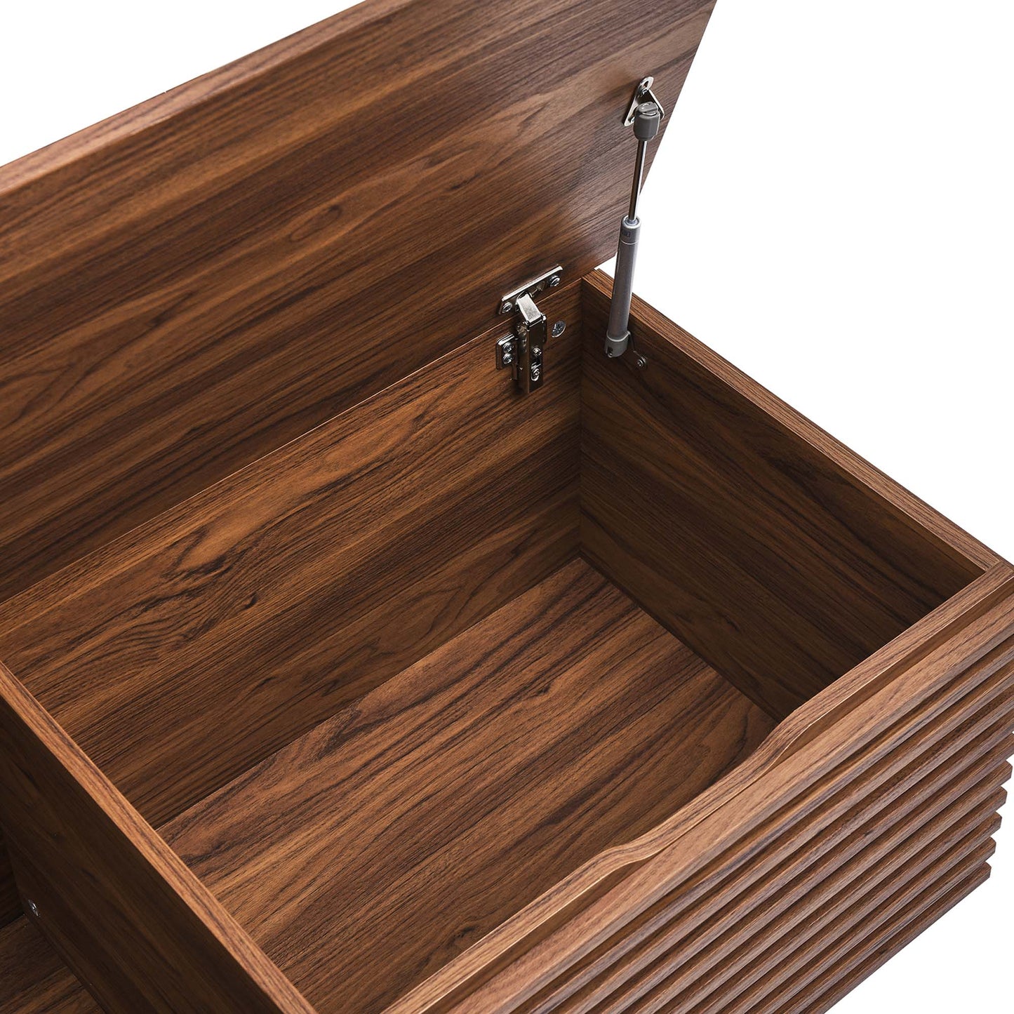 Render Mid Century Storage Bench With a Lid