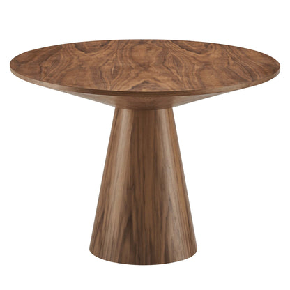 Provision 75in oval dining table by Modway EEI-6066 in warm wood veneer with pedestal base on Tampa Home & Garden Store