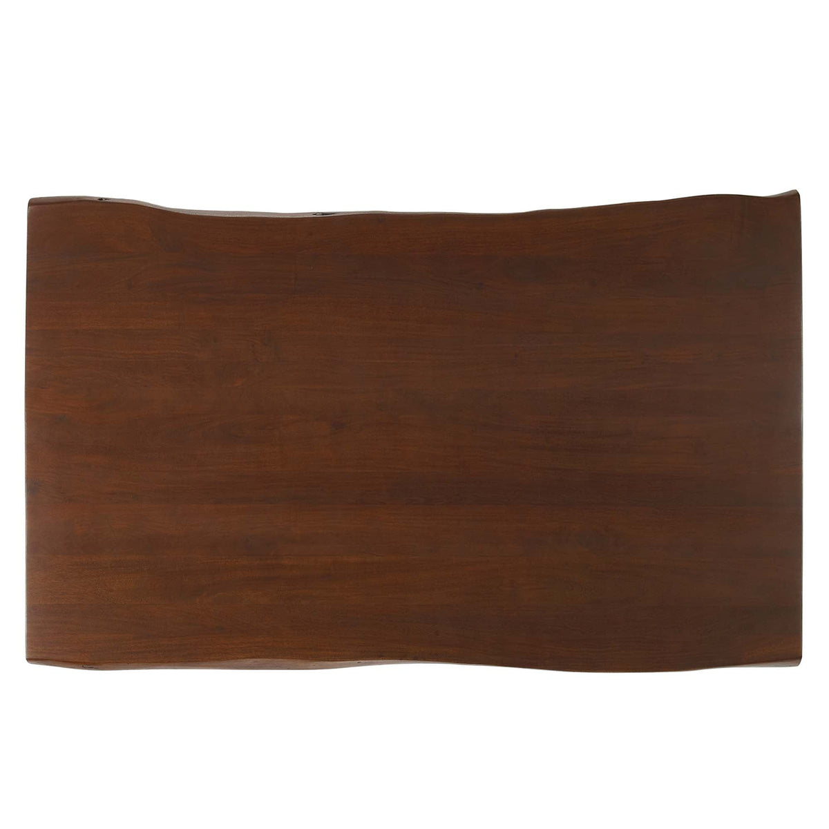 Viggo 60in live edge acacia wood dining table by Modway dark brown finish on Tampa Home & Garden Store