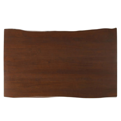 Viggo 60in live edge acacia wood dining table by Modway dark brown finish on Tampa Home & Garden Store