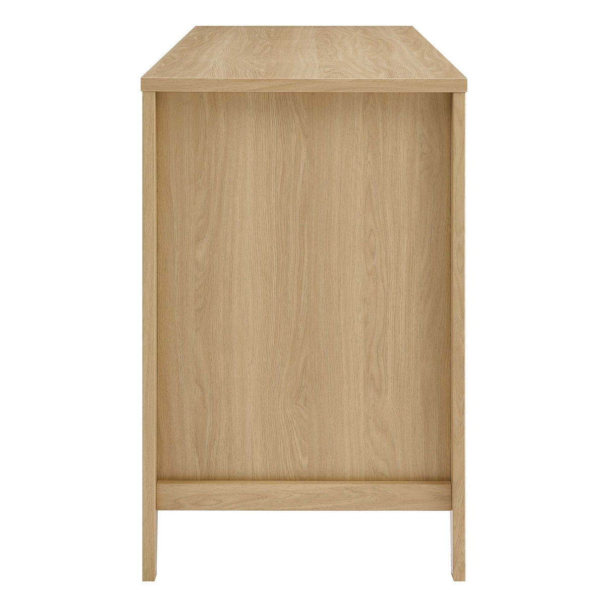 Soma Office Desk by Modway, oak wood finish with open lower shelf on Tampa Home & Garden Store
