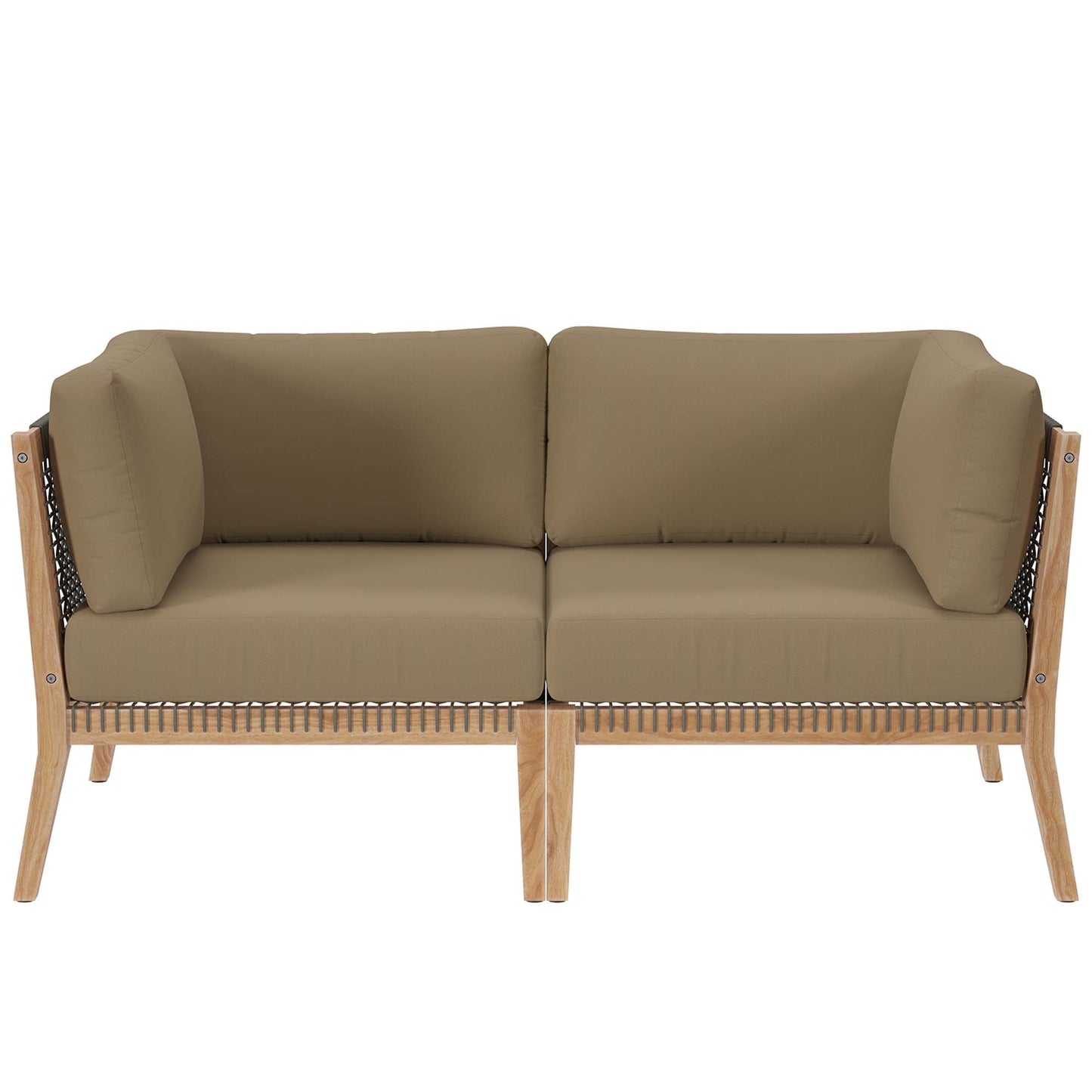 Clearwater Outdoor Patio Teak Loveseat by Modway