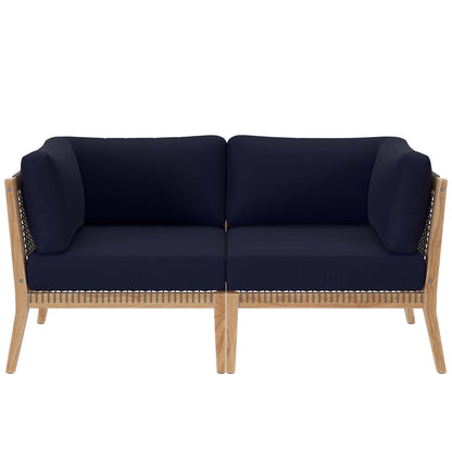 Clearwater Outdoor Patio Teak Loveseat by Modway