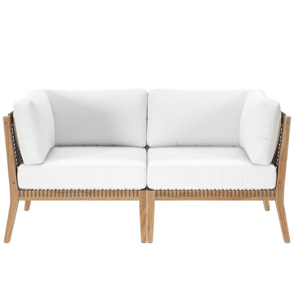 Clearwater Outdoor Patio Teak Loveseat by Modway