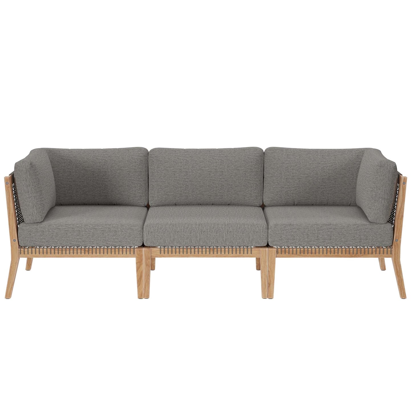 Clearwater Outdoor Patio Teak Sofa by Modway