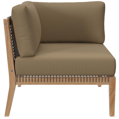 Clearwater Outdoor Patio Teak Sofa by Modway