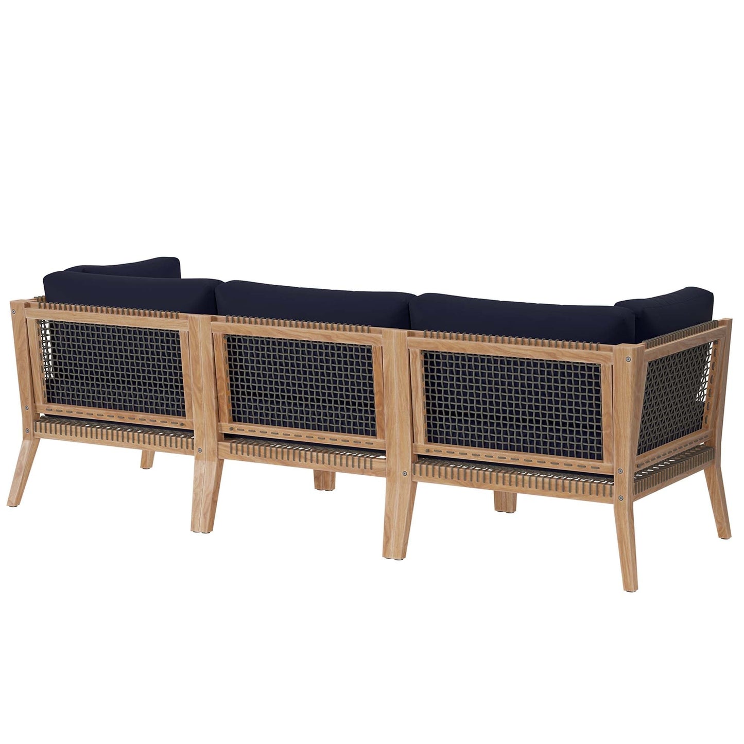 Clearwater Outdoor Patio Teak Sofa by Modway