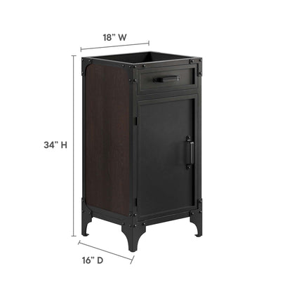 Steamforge 18 Inch Bathroom Vanity Cabinet