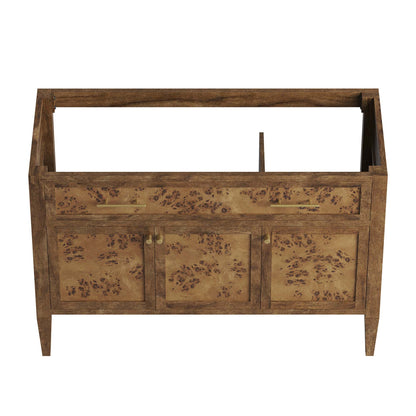 Elysian 48 Inch Wood Bathroom Vanity Cabinet