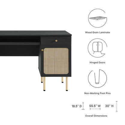 Modern Chaucer Desk by Modway for a Home Office