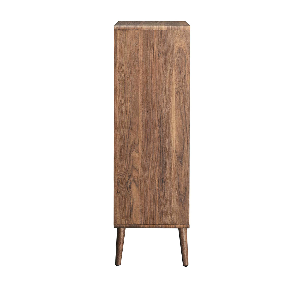Transmit Display Cabinet Bookshelf by Modway, warm walnut finish on Tampa Home & Garden Store