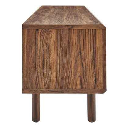 Kurtis TV Stand by Modway; wood cabinet with cylindrical legs on Tampa Home & Garden Store