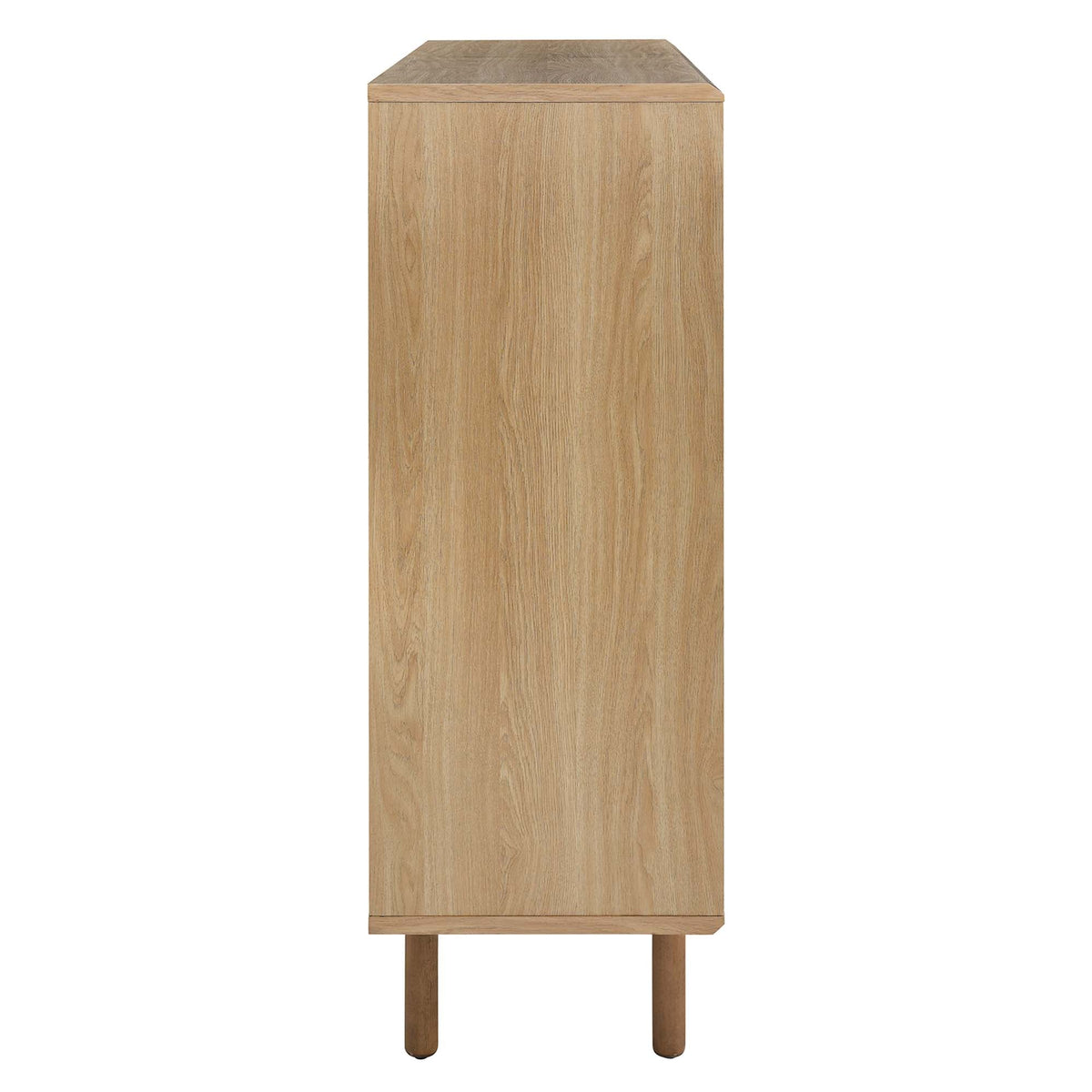 Kurtis 47 display cabinet natural oak finish on legs, sideboard with Hutch by HouseOfZazla on Tampa Home & Garden Store