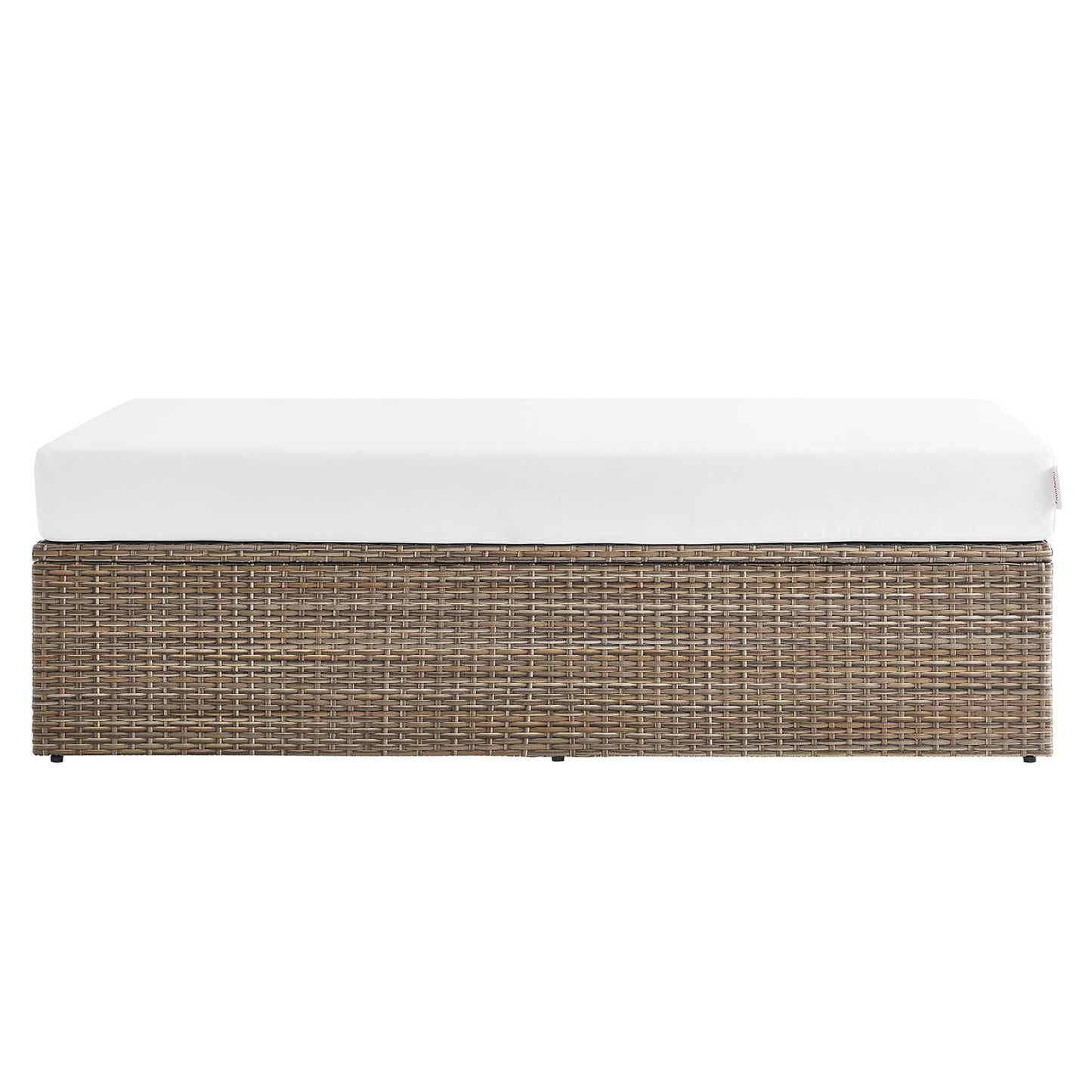 Convene Outdoor Rattan Rectangle Ottoman