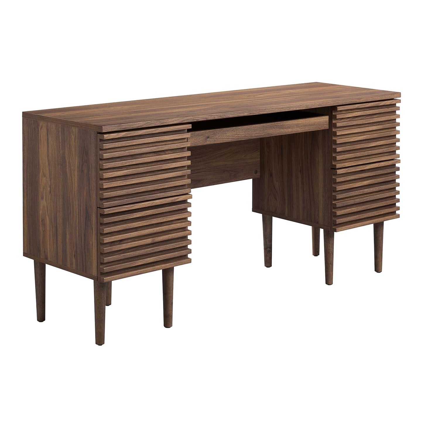 Modway Render Office Desk With Keyboard Tray