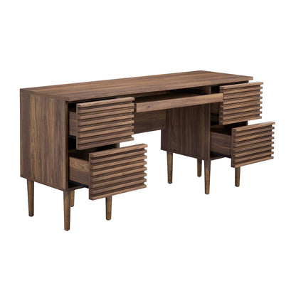 Modway Render Office Desk With Keyboard Tray