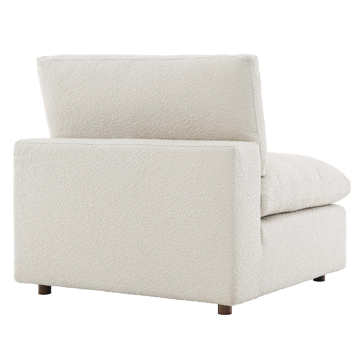 Commix down filled overstuffed boucle fabric armless chair by Modway on Tampa Home & Garden Store