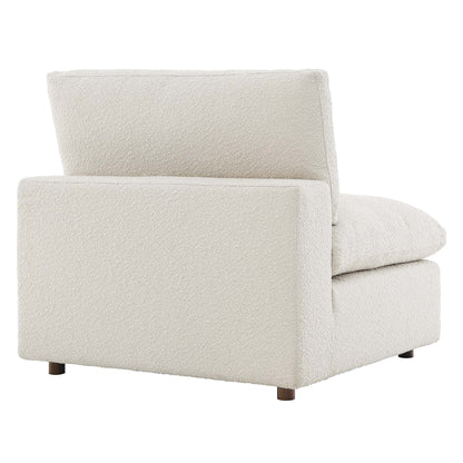 Commix down filled overstuffed boucle fabric armless chair by Modway on Tampa Home & Garden Store