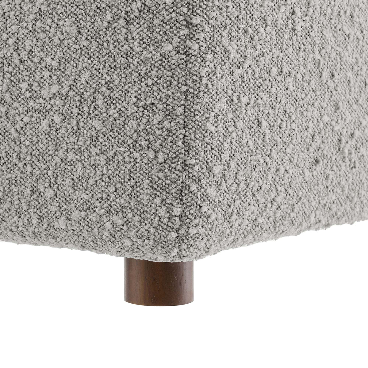 Commix Down Filled Overstuffed Boucle Corner Chair gray boucle fabric by Modway on Tampa Home & Garden Store