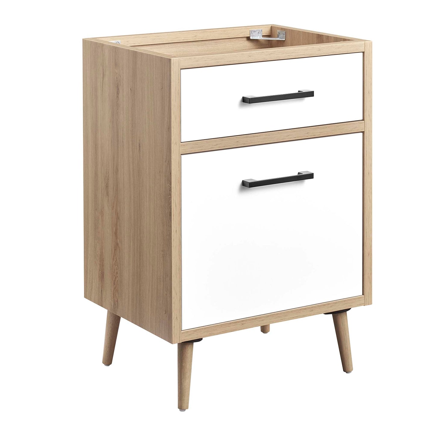 Maverick 24 Inch Bathroom Vanity with an Oak Top