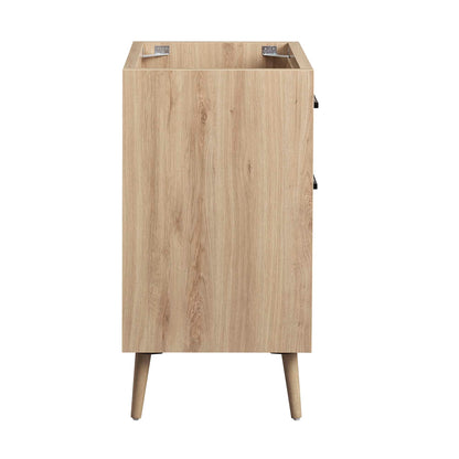 Maverick 24 Inch Bathroom Vanity with an Oak Top