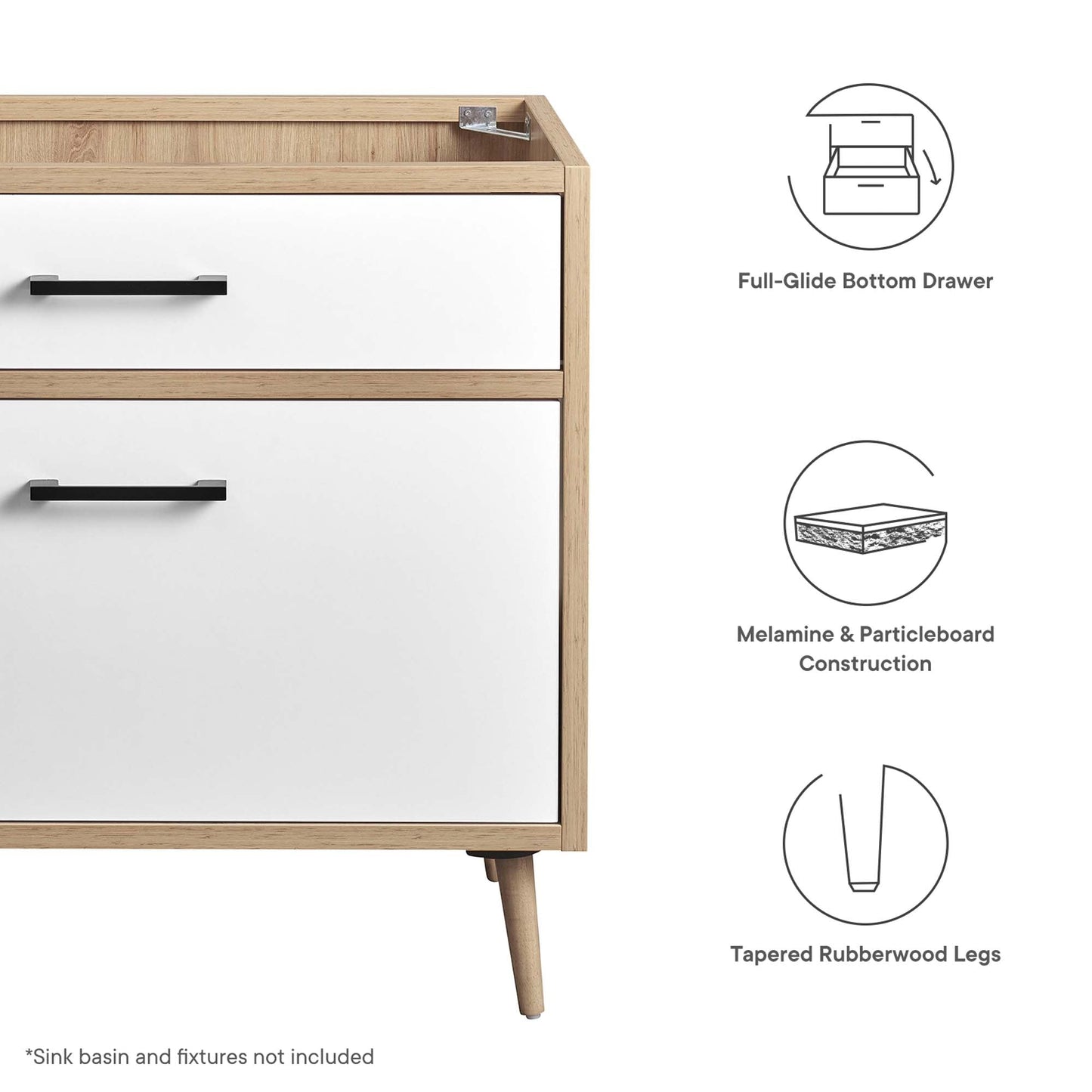 Elegant Maverick 36 Bathroom and Vanity Cabinet