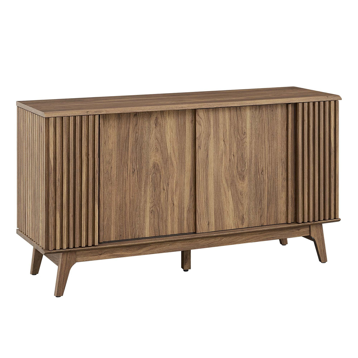 Eudora Sideboard by Modway, wood-toned living room cabinet with vertical slat panels on Tampa Home & Garden Store