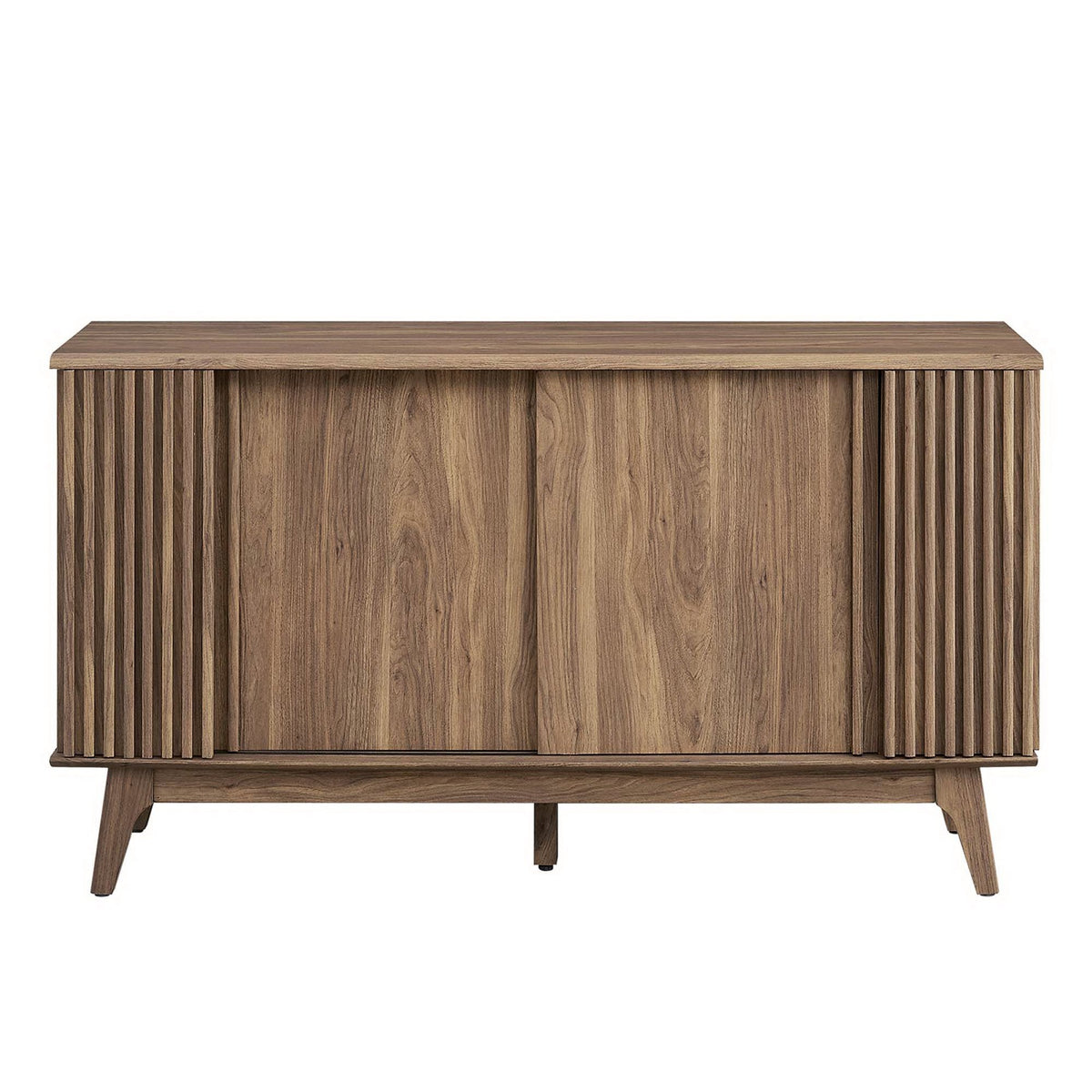 Eudora Sideboard walnut finish with vertical slat-front panels on Tampa Home & Garden Store