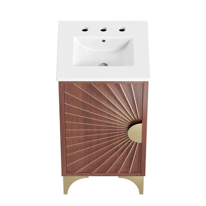 Daylight Mango Wood 18 Inch Bathroom Vanity