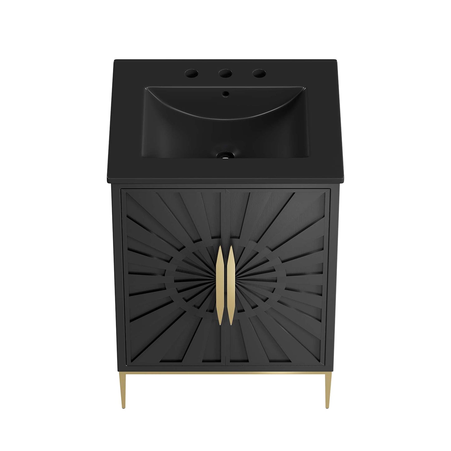 Awaken 24 Inch Bathroom Vanity with Solid Wood
