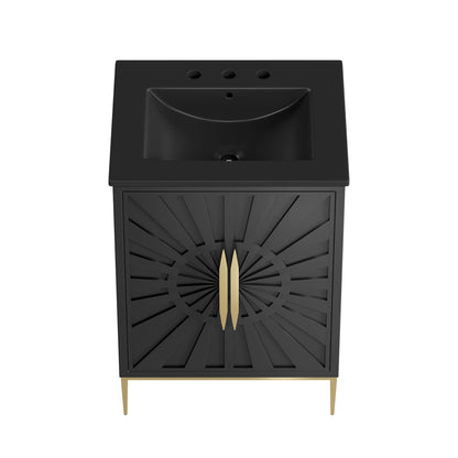 Awaken 24 Inch Bathroom Vanity with Solid Wood