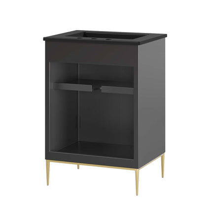 Awaken 24 Inch Bathroom Vanity with Solid Wood