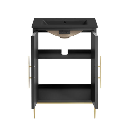 Awaken 24 Inch Bathroom Vanity with Solid Wood