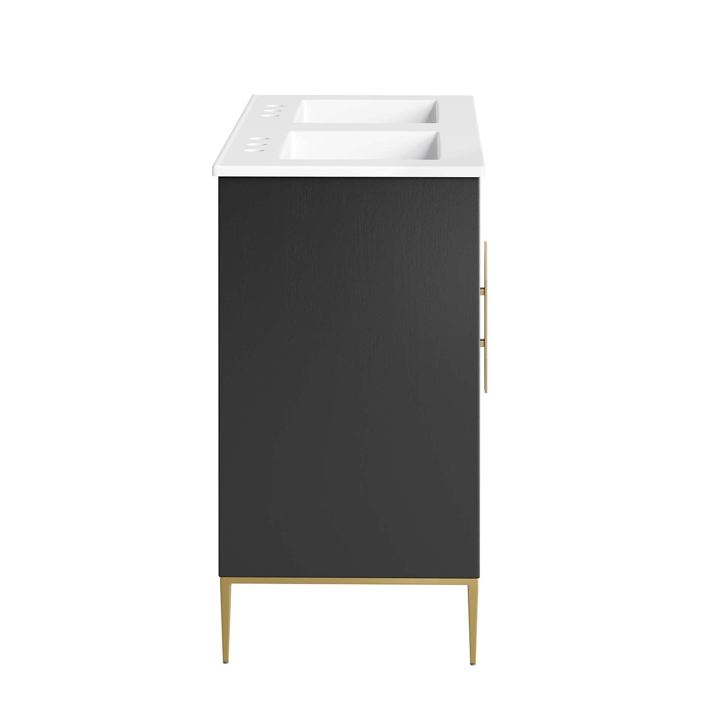 Awaken 48 In Double Sink Vanity And Ceramic Top