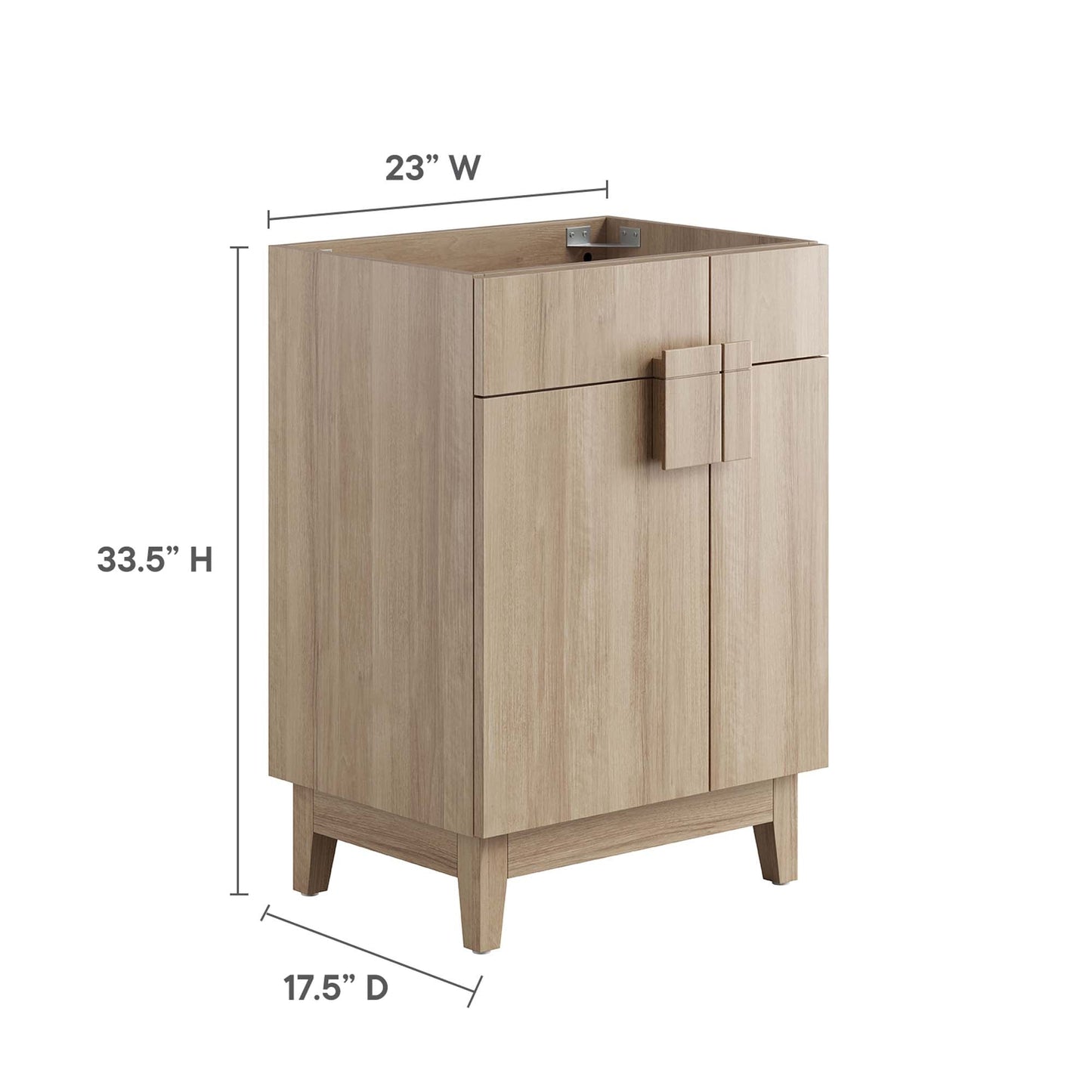 Modway Miles 24 Inch Bathroom Vanity Cabinet