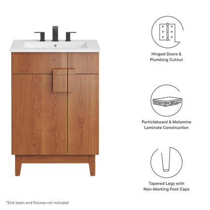 Modway Miles 24 Inch Bathroom Vanity Cabinet