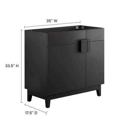 Modway Miles 36 Inch Bathroom Vanity Cabinet