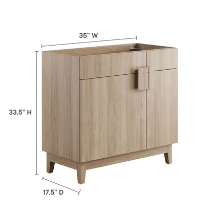 Modway Miles 36 Inch Bathroom Vanity Cabinet