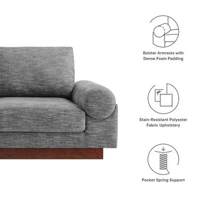 Modway Oasis Upholstered Fabric Sofa for Home