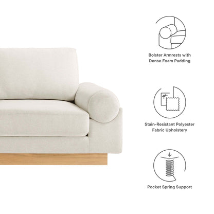 Modway Oasis Upholstered Fabric Sofa for Home
