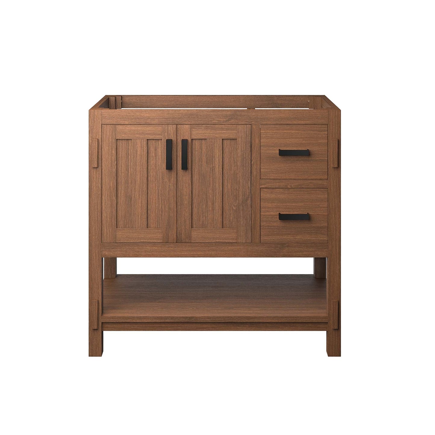 Modway Ashlyn Wood Bathroom Vanity and Cabinet