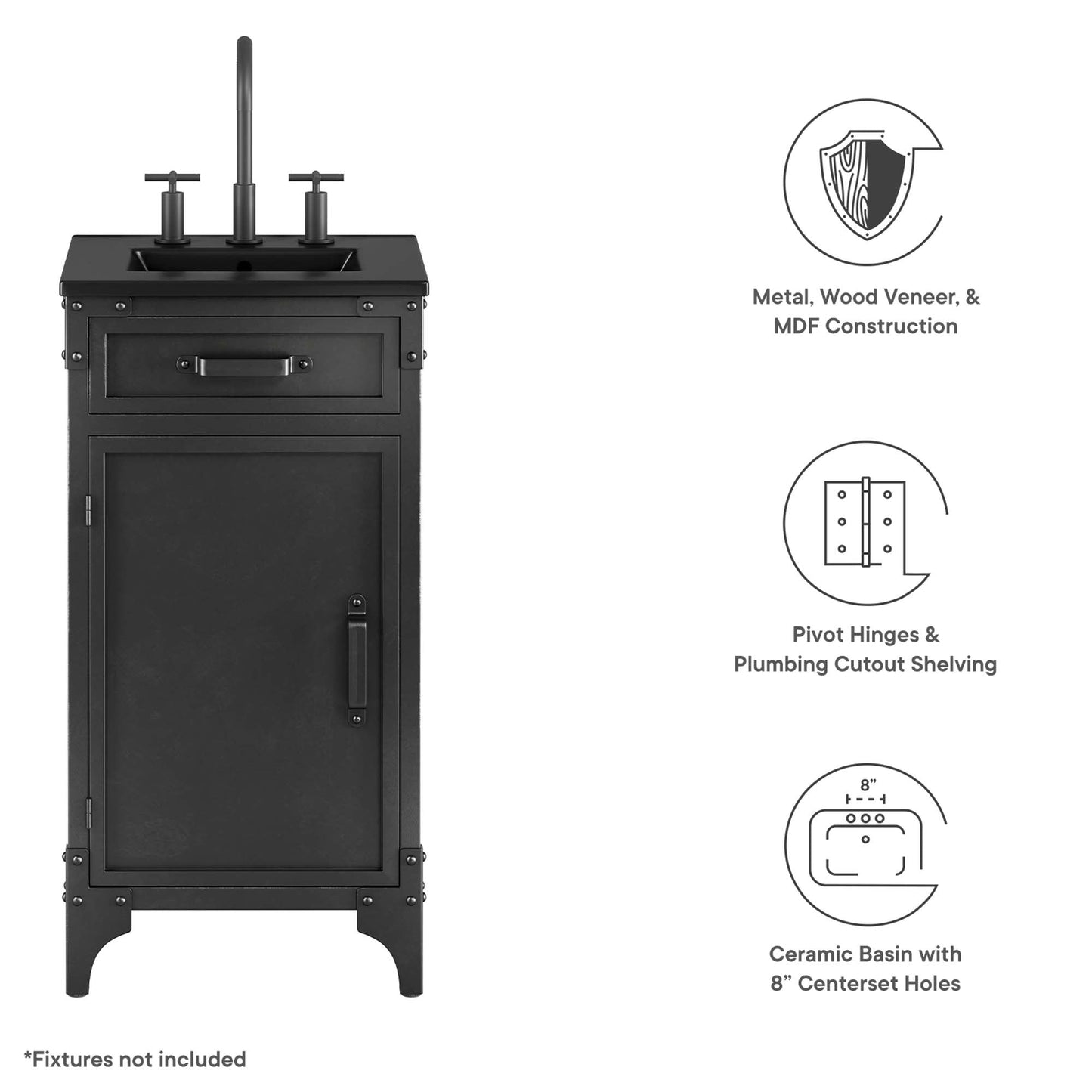 The Steamforge and Industrial Bathroom Vanity