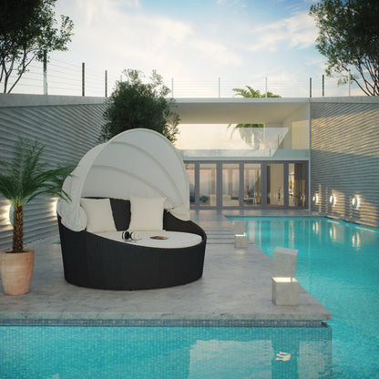 Siesta Modway Outdoor Patio Daybed and Canopy