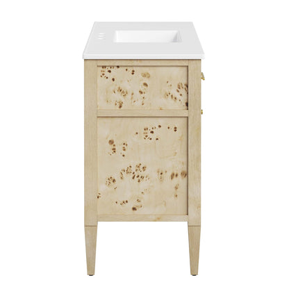 Elysian 48 Wood and Single Sink Bathroom Vanity