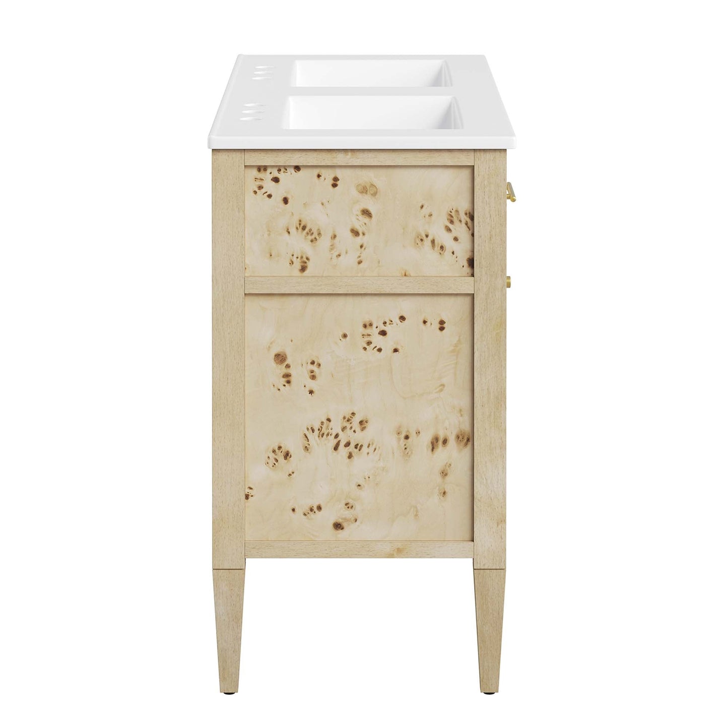 Modway Elysian 48 Inch Double Sink Wood Vanity