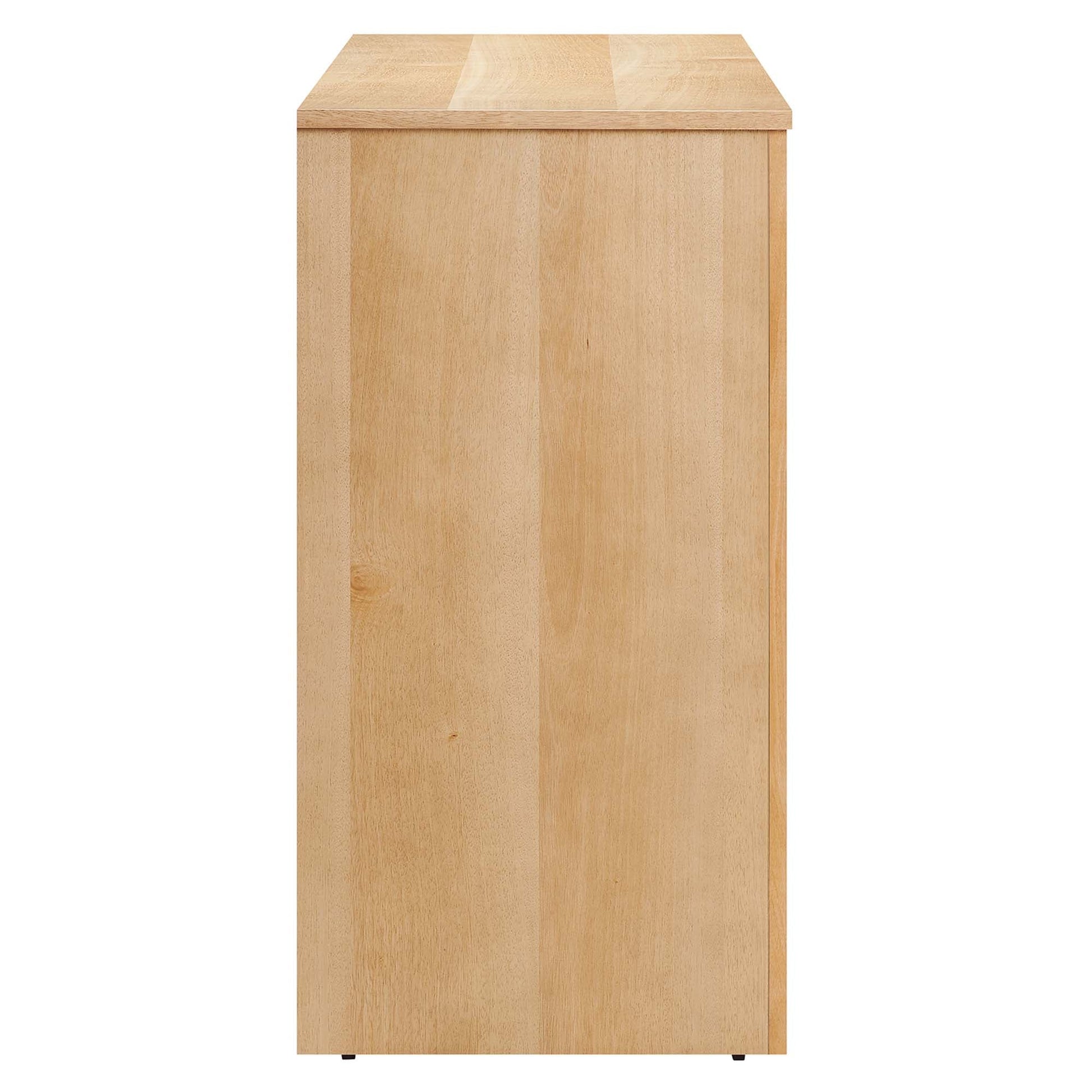 Appia 3-Door Arched Sideboard storage cabinet light oak finish HouseOfZazla buffet on Tampa Home & Garden Store